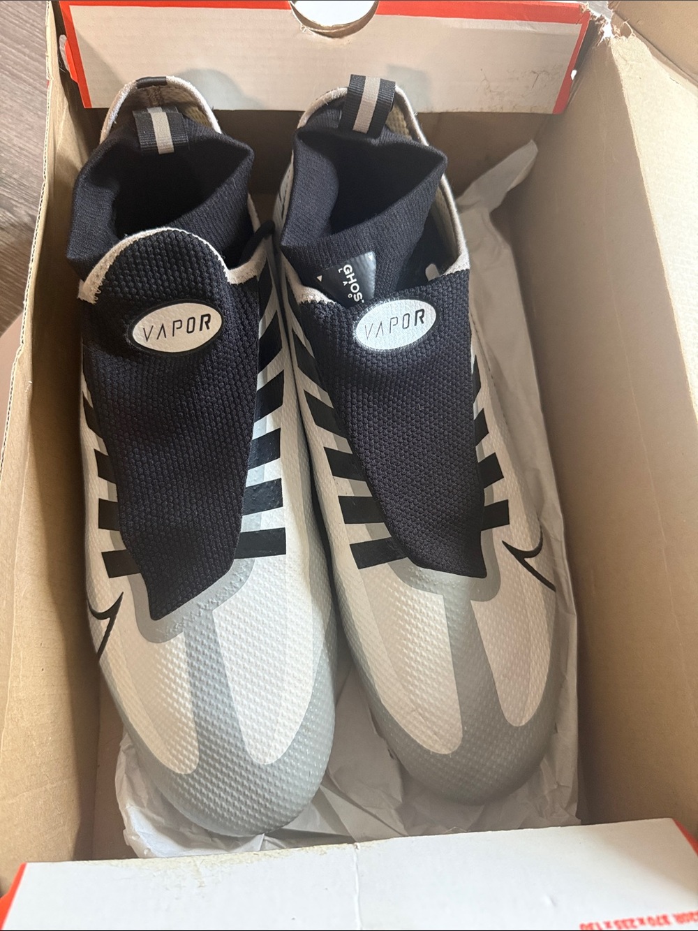 Nike Vapor Men's Soccer Cleats - Black and White